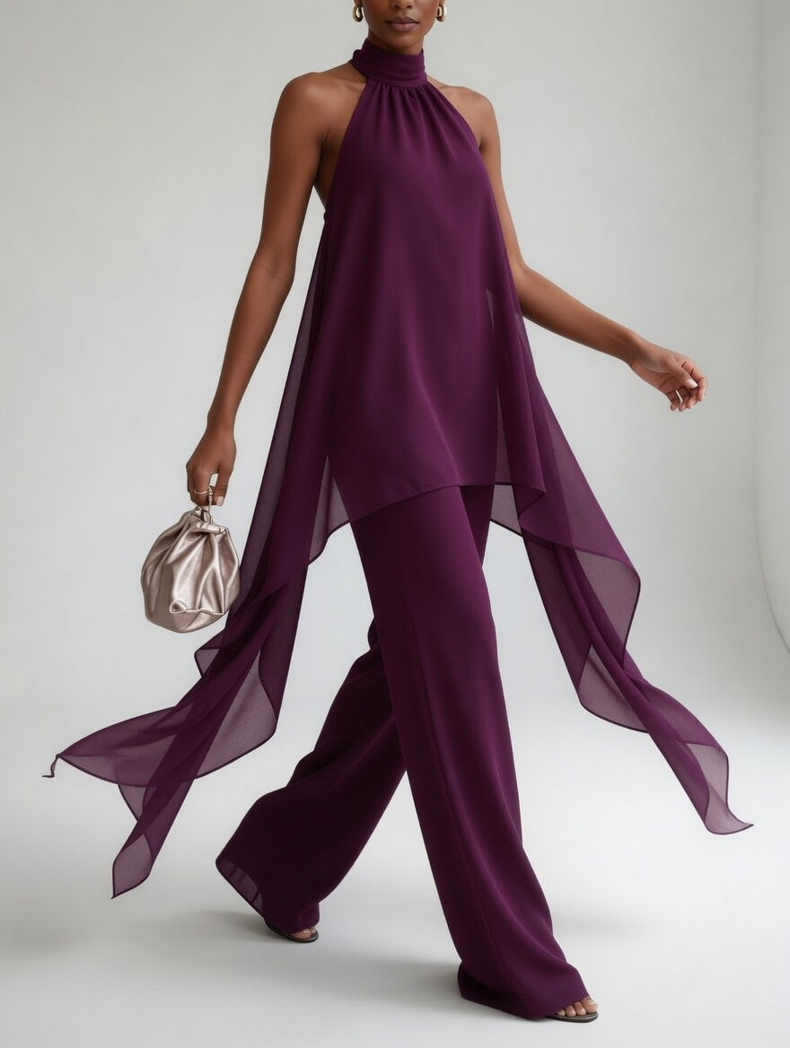 Thaïs — Conjunto halter elegante y sofisticado