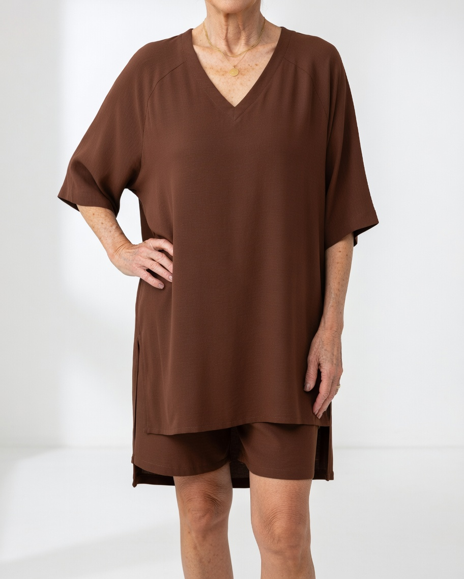 Louisette — Conjunto de camiseta oversize y short