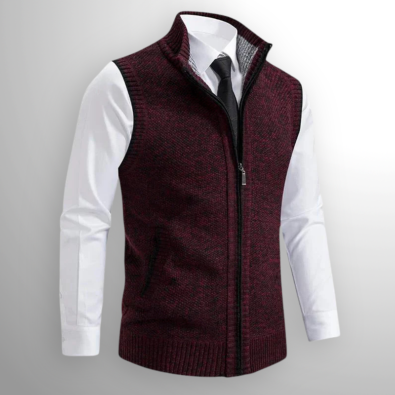 Harlain — Chaleco con cremallera elegante y cómodo