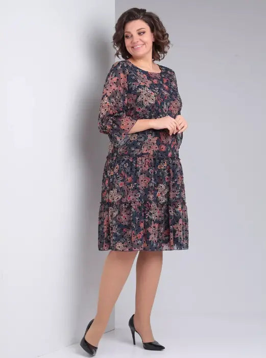 Oriane — Vestido floral elegante y atemporal