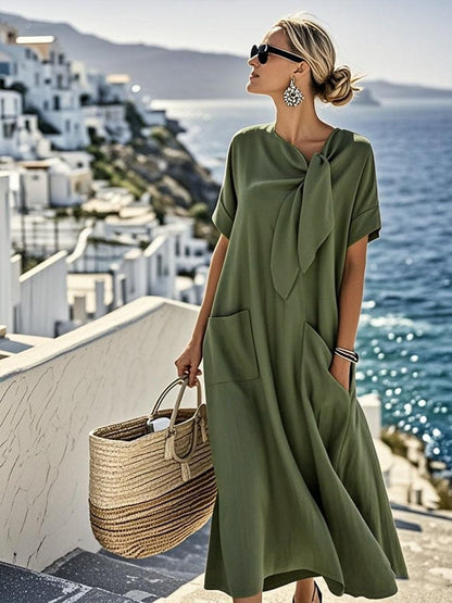 Mireille — Vestido de algodón fluido y veraniego