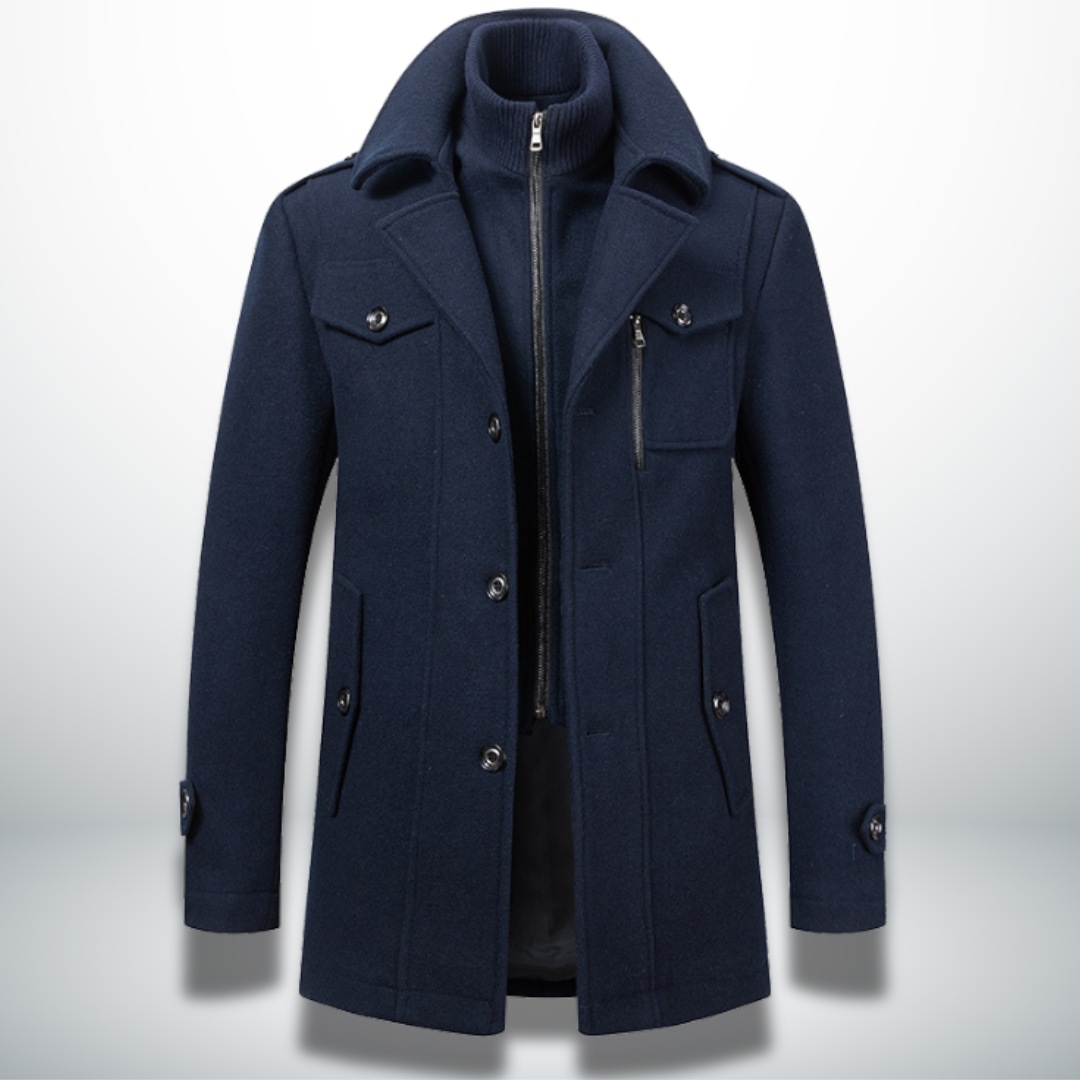 Laurentis — Abrigo de invierno elegante y cómodo para hombre