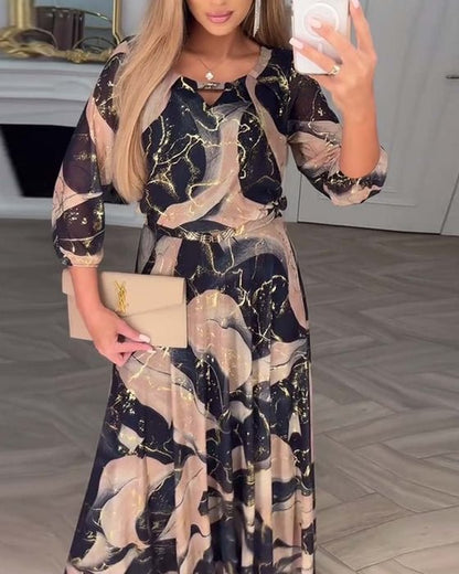 Madeleine — Vestido fluido que realza la figura