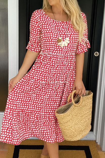 Noémie — Vestido midi fluido elegante