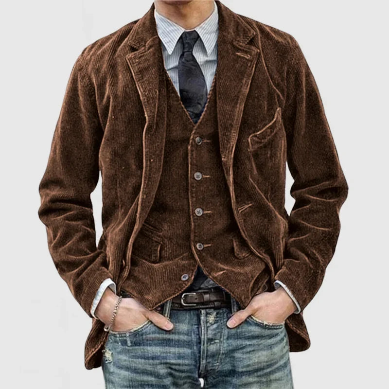 Thomas — Chaqueta y chaleco vintage elegante