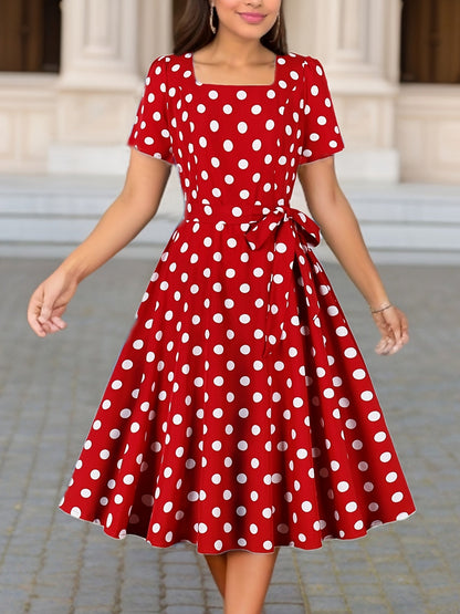 Marguerite — Vestido de lunares elegante y cómodo