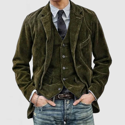 Thomas — Chaqueta y chaleco vintage elegante