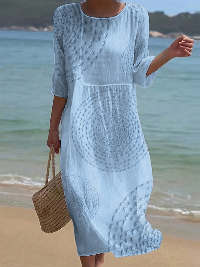 Améliane — Vestido midi elegante con detalles delicados
