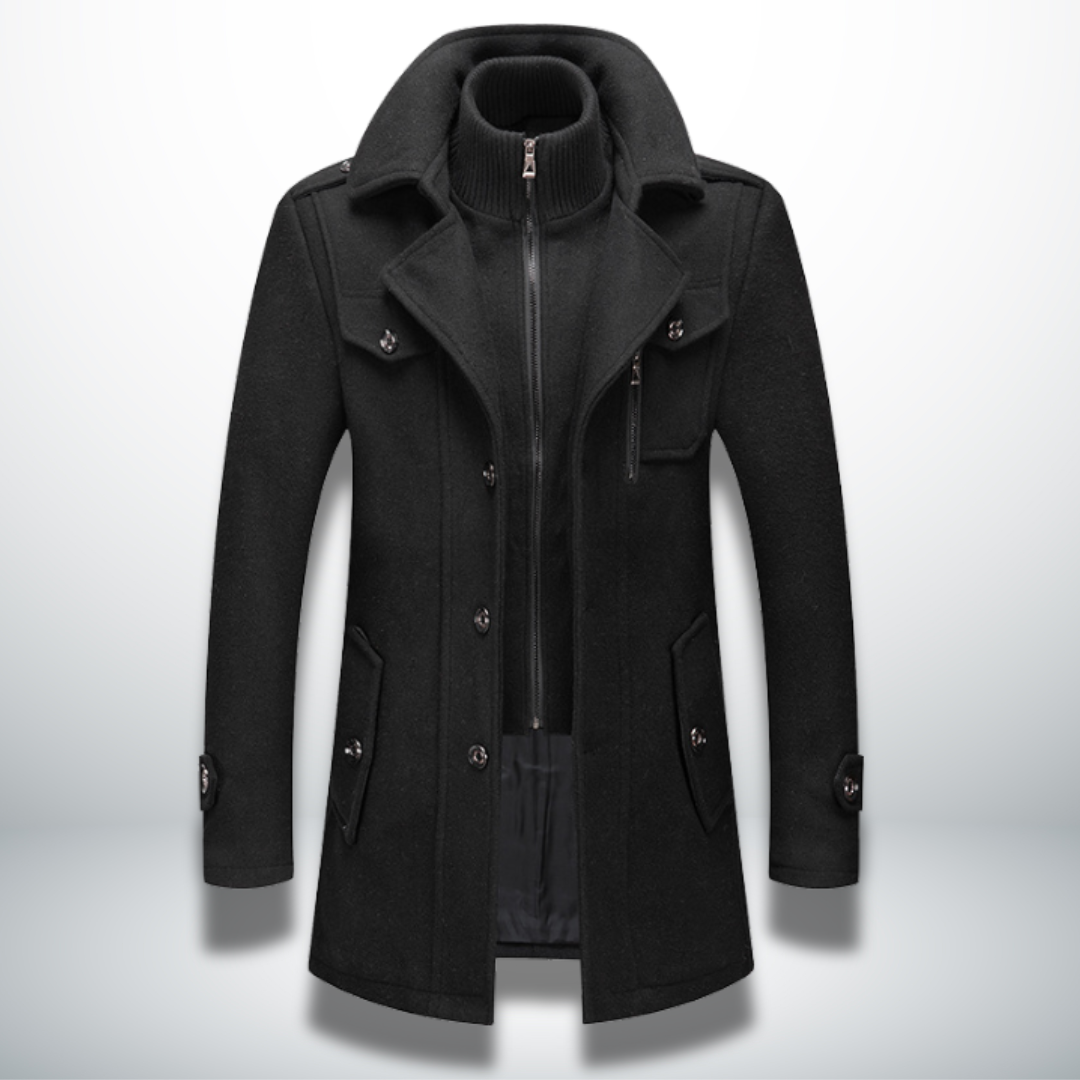 Laurentis — Abrigo de invierno elegante y cómodo para hombre