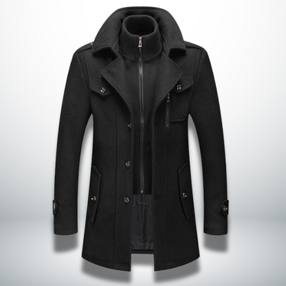 Laurentis — Abrigo de invierno elegante y cómodo para hombre