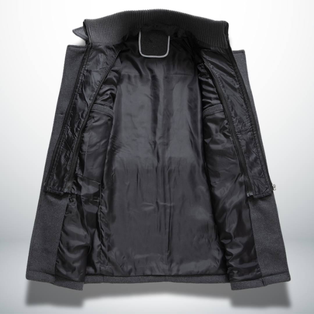 Laurentis — Abrigo de invierno elegante y cómodo para hombre