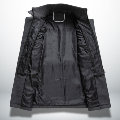Laurentis — Abrigo de invierno elegante y cómodo para hombre