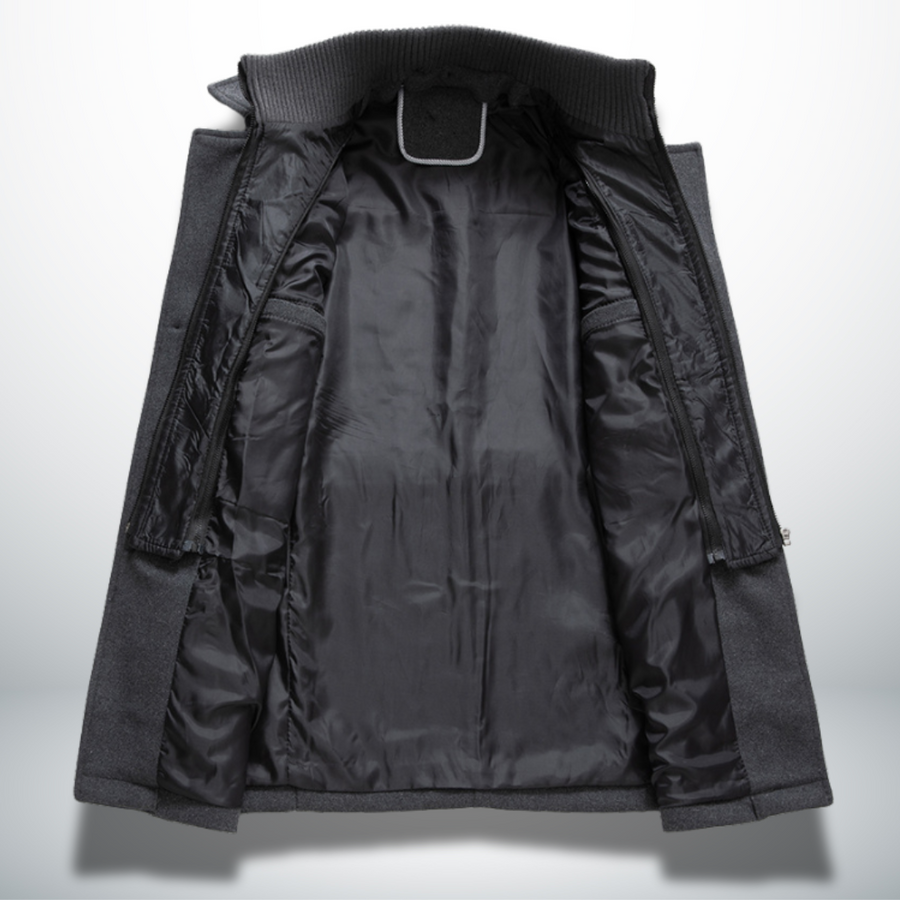Laurentis — Abrigo de invierno elegante y cómodo para hombre