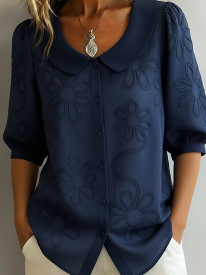 Aurélie — Blusa ligera floral de elegancia natural