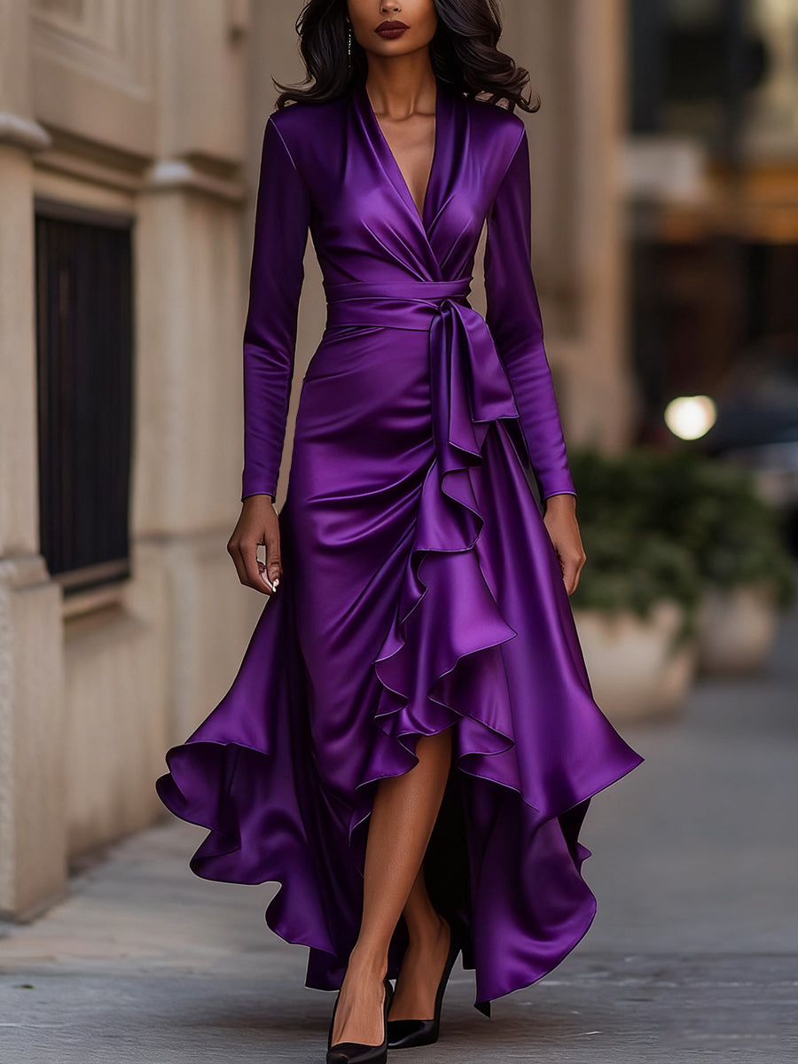Mathilde — Elegante vestido de satén