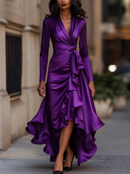 Mathilde — Elegante vestido de satén