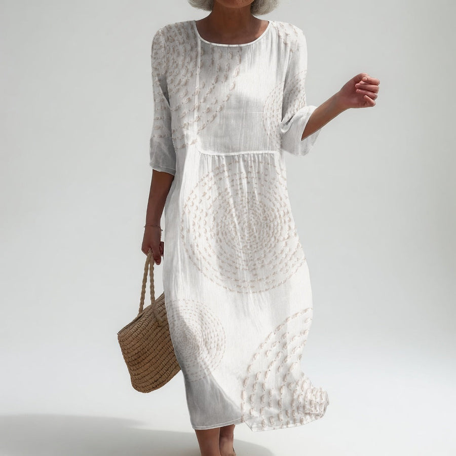 Améliane — Vestido midi elegante con detalles delicados