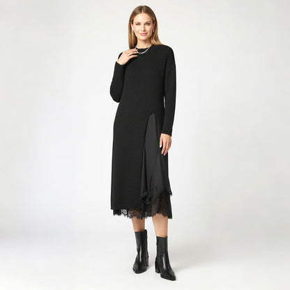Françoise — Conjunto de vestido y jersey elegante