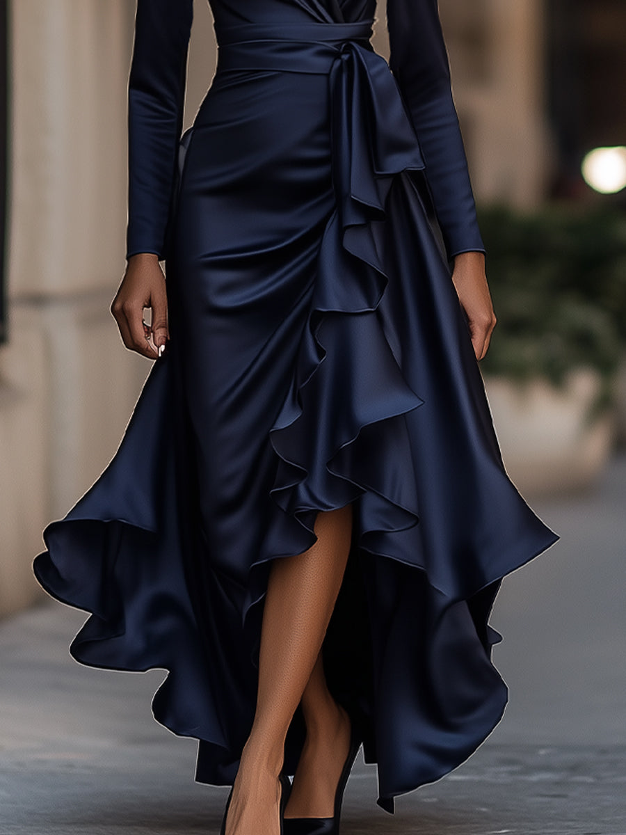 Mathilde — Elegante vestido de satén