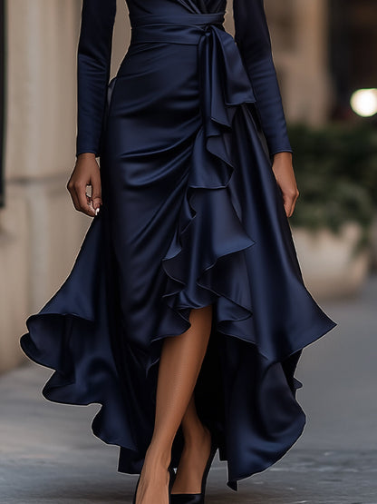 Mathilde — Elegante vestido de satén