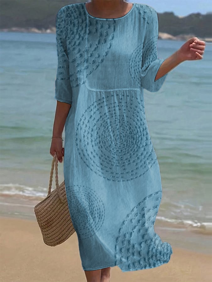 Améliane — Vestido midi elegante con detalles delicados
