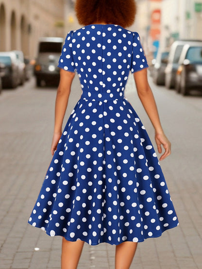 Marguerite — Vestido de lunares elegante y cómodo