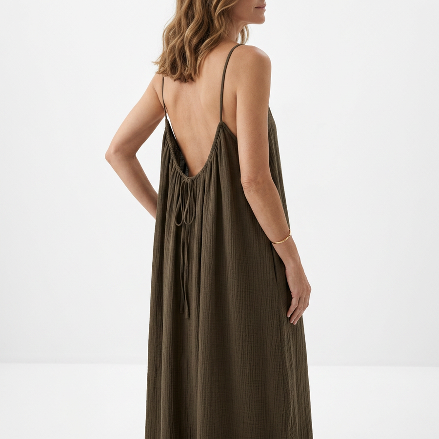 Dorsale — Vestido maxi de tirantes ajustables