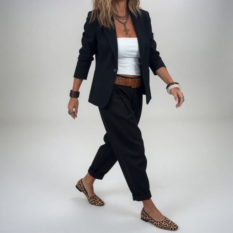 Gaïane — Traje de pantalón fluido elegante