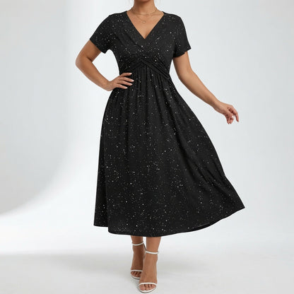 Florévia — Vestido floral fluido elegante