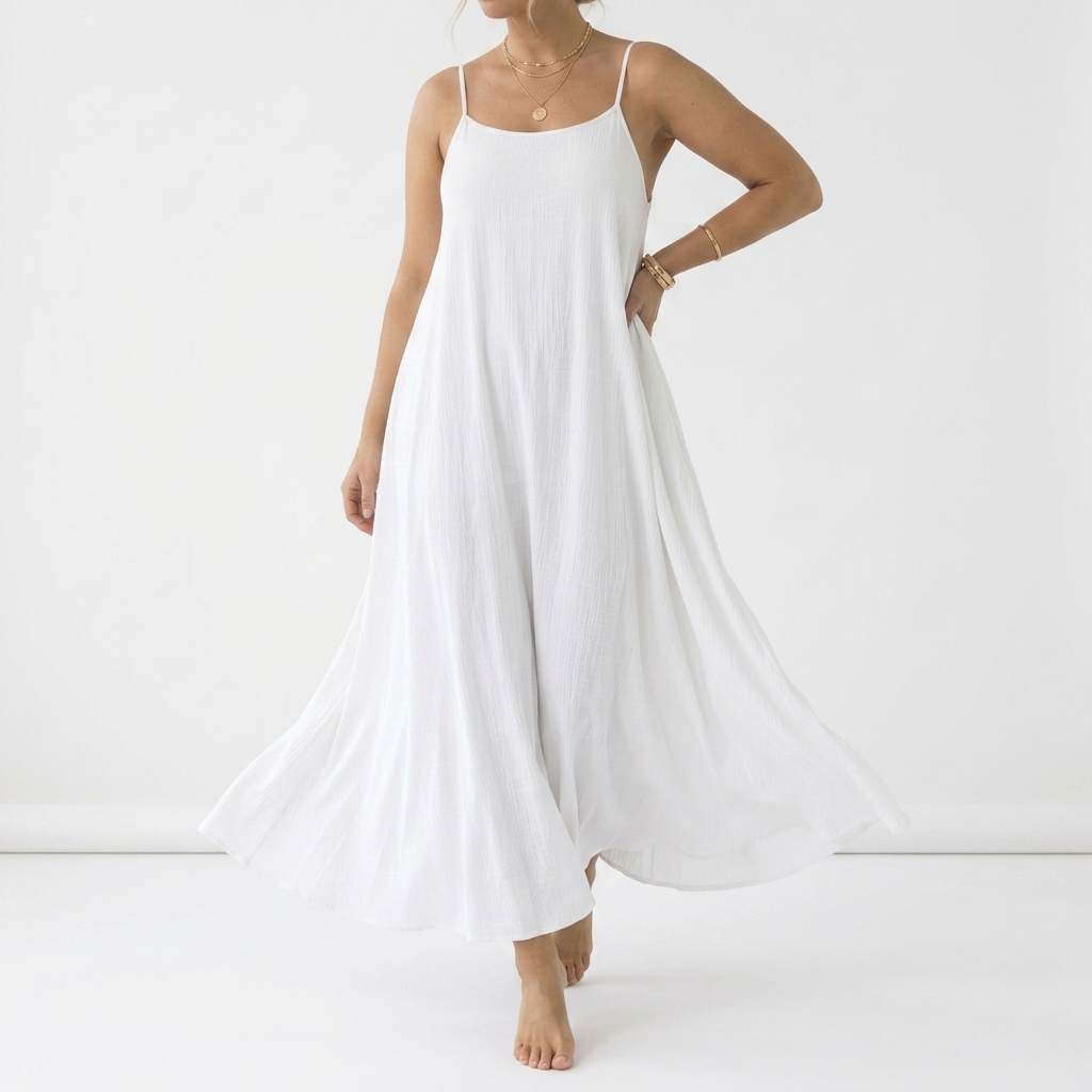Dorsale — Vestido maxi de tirantes ajustables