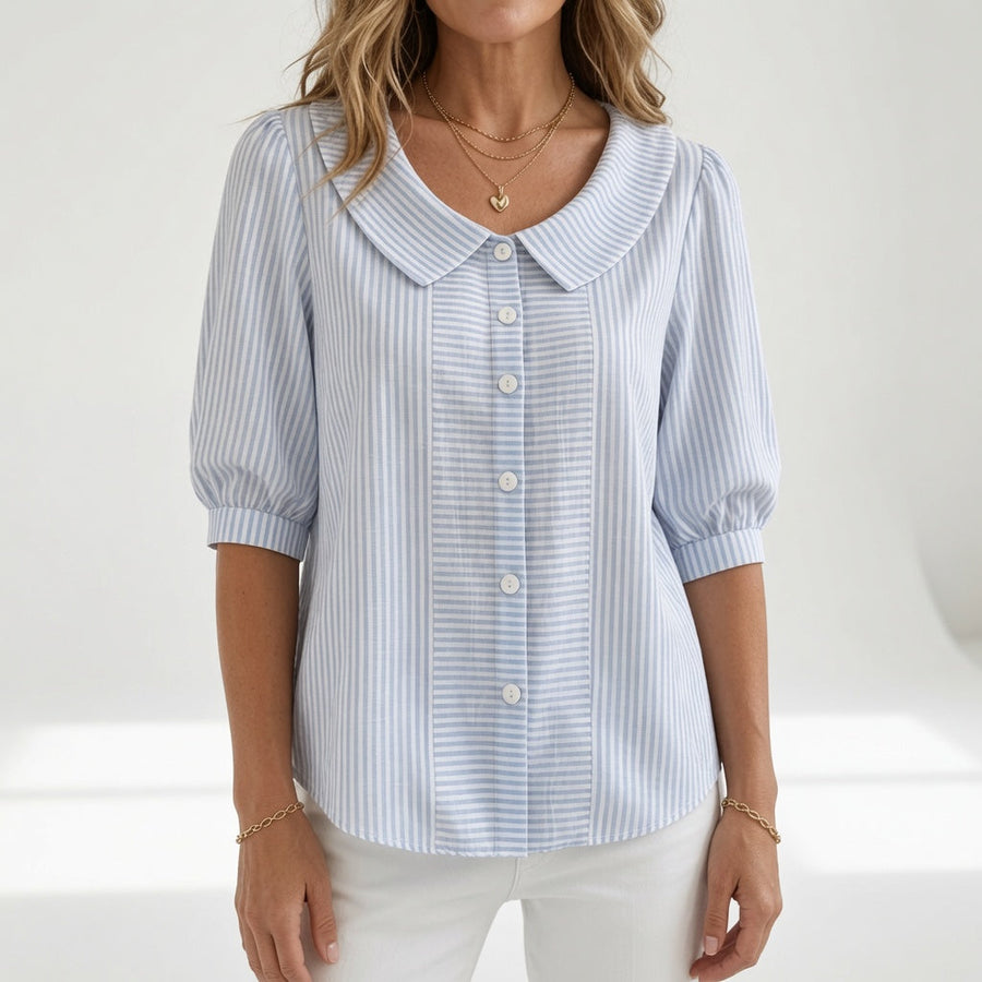 Zélie — Blusa de manga abullonada elegante