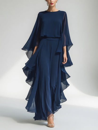Azéliane — Vestido largo fluido elegante