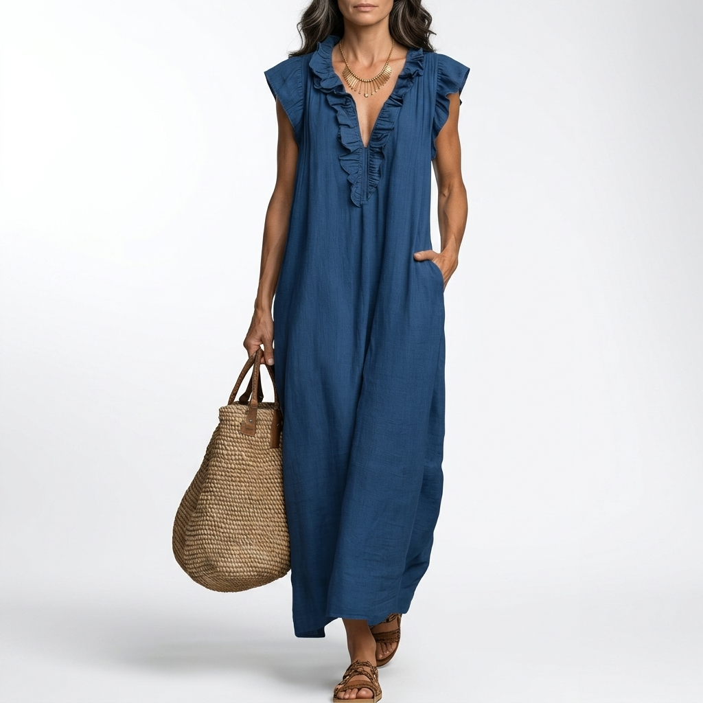 Terrale — Vestido maxi bohemio con elegancia natural