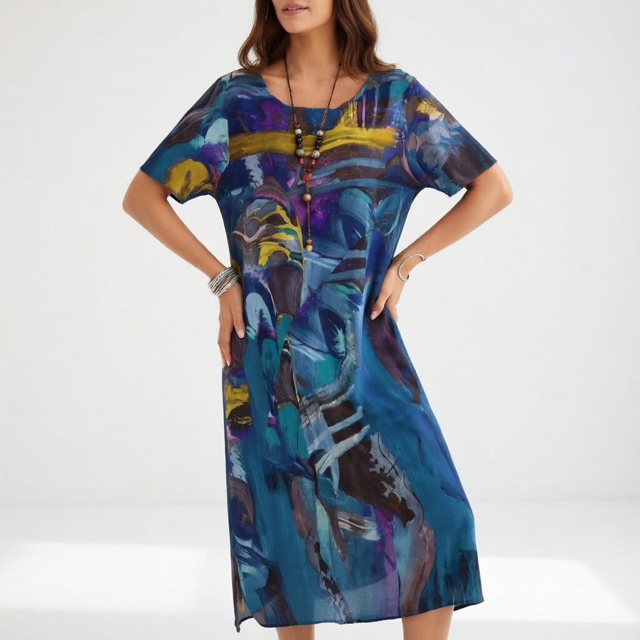 Azéloria — Vestido largo artístico y elegante