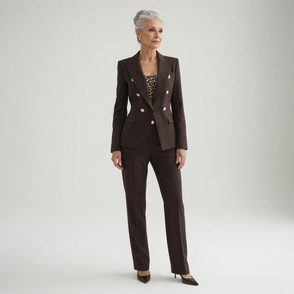Odette — Traje pantalón chic y fluido