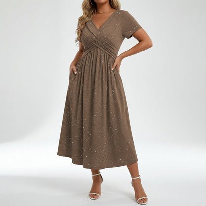 Florévia — Vestido floral fluido elegante