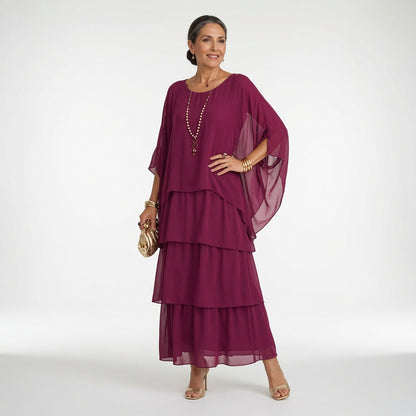 Élyssane — Vestido bohemio con volantes elegante