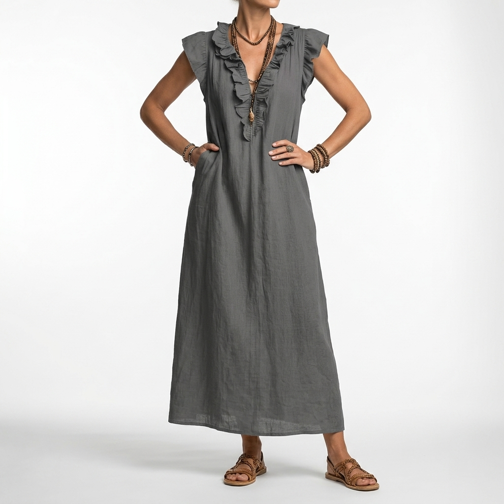 Terrale — Vestido maxi bohemio con elegancia natural