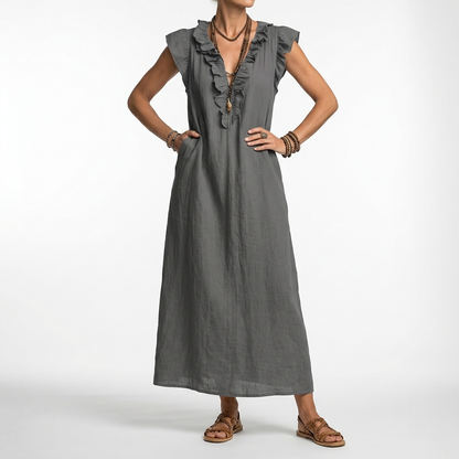 Terrale — Vestido maxi bohemio con elegancia natural