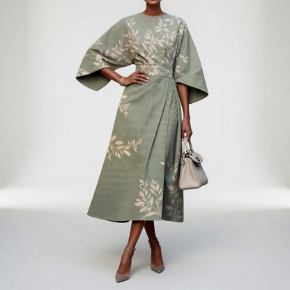 Mirabelle — Vestido kimono floral elegante