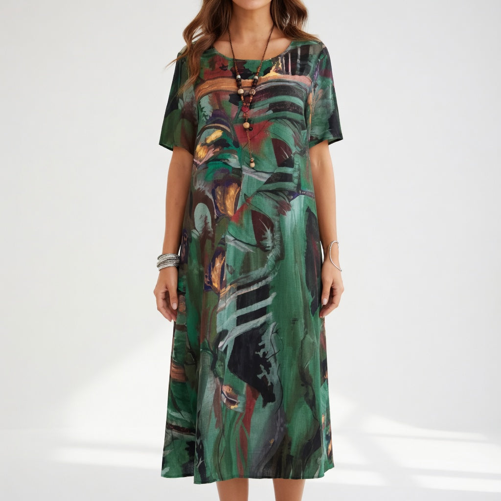 Azéloria — Vestido largo artístico y elegante