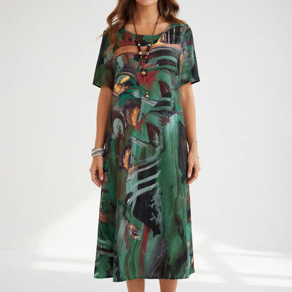 Azéloria — Vestido largo artístico y elegante