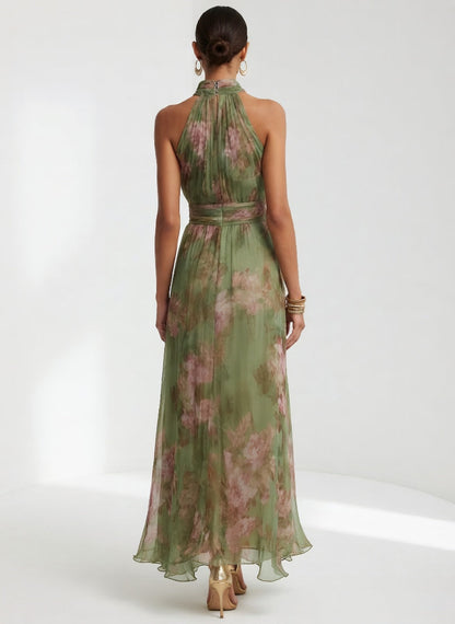 Roséline — Vestido largo floral elegante