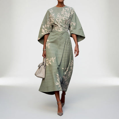 Mirabelle — Vestido kimono floral elegante