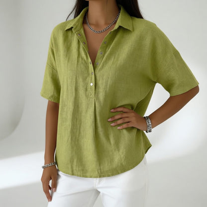 Tiphaine — Blusa de corte casual y elegante