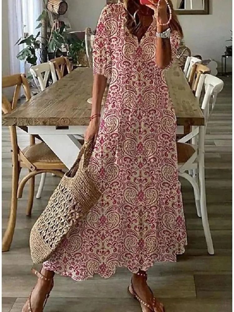 Élodie — Vestido maxi floral de terciopelo elegante
