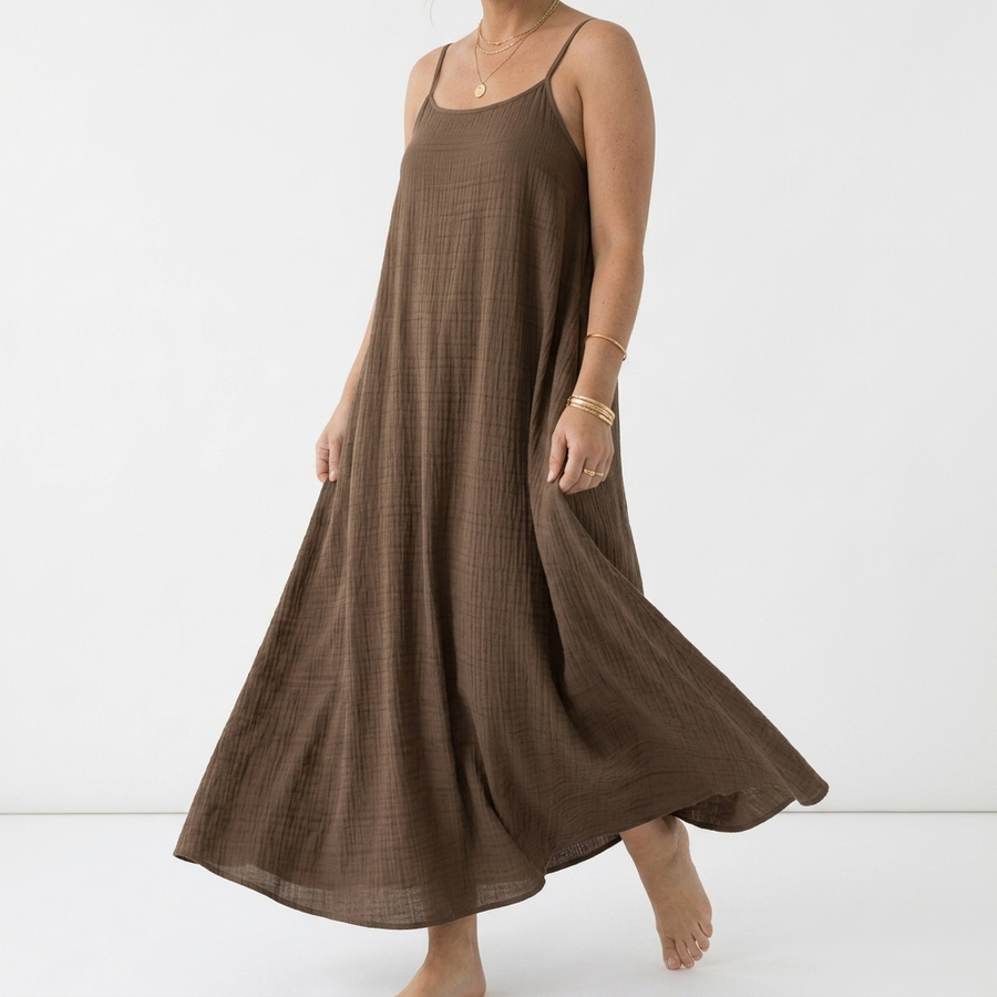Dorsale — Vestido maxi de tirantes ajustables