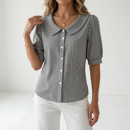 Zélie — Blusa de manga abullonada elegante