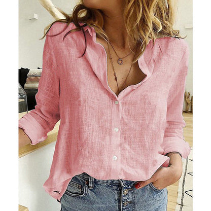 Aurélie — Blusa de algodón elegante y natural