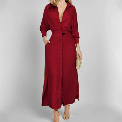 Aurélia — Vestido largo fluido de elegancia natural